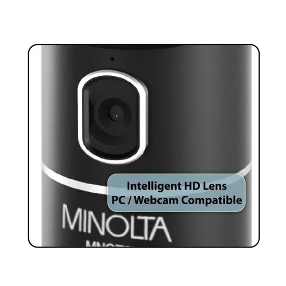 Minolta Black Video Camera with Smartphone Mount - Picture 7 of 17